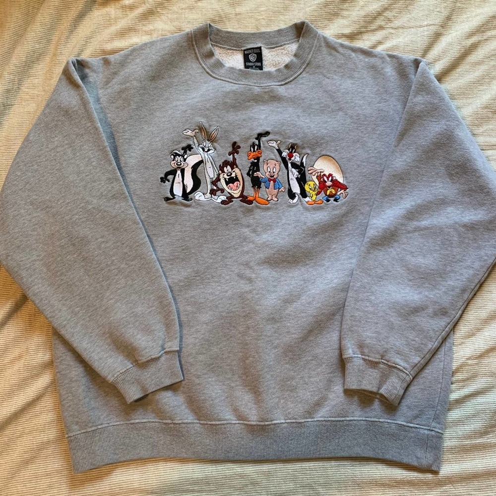 Men's Vintage 90s Looney Tunes Crewneck